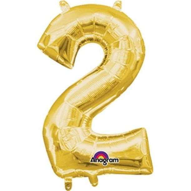 Anagram 28243 Number 0 Balloons & Streamers Foil Balloon 34 Multicolored 
